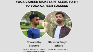 Thumbnail: Interactive session with Shivam Raj Mourya - Yoga Teacher at Dubai || ContorYoga Podcast