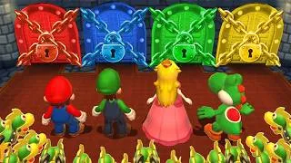 Thumbnail: Mario Party 9 Minigames - Yoshi Vs Peach Vs Mario Vs Luigi