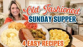 Thumbnail: 4 SUNDAY DINNER RECIPES THAT FEEL LIKE GRANDMA'S HOUSE!! ❤️