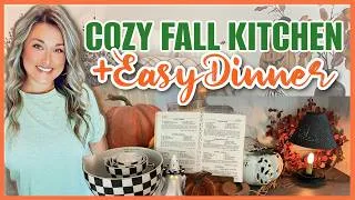 Thumbnail: Let's Decorate for FALL 🍂 + An EASY Fall Dinner Idea!