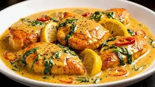 Thumbnail: I can't stop making this creamy lemon chicken! So simple and incredibly delicious!