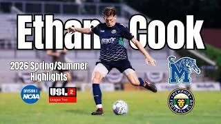 Thumbnail: Ethan Cook 2026 Spring/Summer Highlights - University of Memphis & Memphis FC