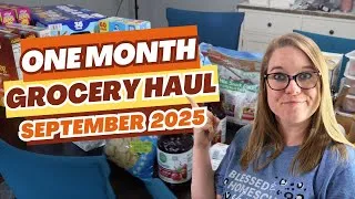 Thumbnail: $130 September 2025  Grocery Haul | Large Family Grocery Shopping | Extreme Grocery Budgeting