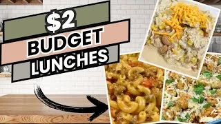 Thumbnail: EASY $2 Budget Lunches | Back To School Meal Prep | Extreme Budget Challenge