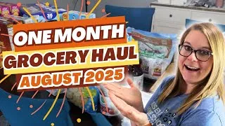 Thumbnail: $650 August 2025  Grocery Haul | Large Family Grocery Shopping | Extreme Grocery Budgeting