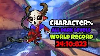 Thumbnail: All Dark Levels Character% Nate World Record 24:10:823 Super Meat Boy 3D