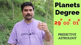Thumbnail: Power of Planetary Degrees 29, 0 and 1 degree planets in Astrology - Degree System in Astrology