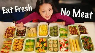 Thumbnail: Cook once, Eat for 7 Days, 8 Chinese Vegetarian Dishes ( Prep Raw, Eat Fresh)
