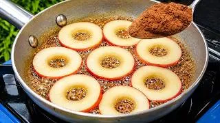 Thumbnail: Das berühmte Apfeldessert aus der Pfanne – alle reden darüber! OHNE BACKOFEN!