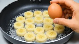 Thumbnail: 🍌 Bananen & Eier – Kuchen OHNE BACKOFEN! 🍰