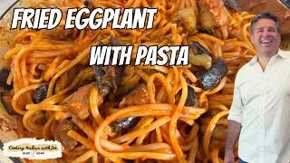 Thumbnail: Fried Eggplant with Pasta Sicilian Recipe Cooking Italian with Joe