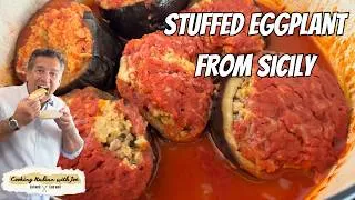Thumbnail: Stuffed Eggplant Recipe from Sicily Cooking Italian with Joe