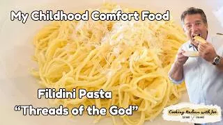 Thumbnail: My Childhood Pasta Kids Comfort Food "Filidini"Cooking Italian with Joe
