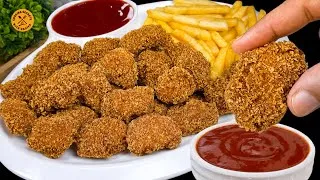 Thumbnail: Crispy Fried Chicken Bites Recipe | KFC Style Crunchy Chicken Bites | Lunch Box Recipe