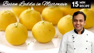 Thumbnail: Besan ke Ladoo in LG Microwave - Diwali Sweets -15 Minute Laddu Recipe - CookingShooking