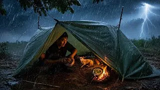 Thumbnail: Heavy rain camping prolonged rain sleeping in the rain