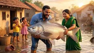 Thumbnail: When Floodwaters Took Over Our Village 🌊🐟 | We Still Found a Way to Fish