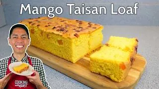 Thumbnail: Red Ribbon Mango Taisan Loaf: Moist and Light Chiffon Cake Topped with Butter | Cooking with Kurt