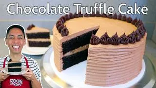 Thumbnail: Mary Grace Chocolate Truffle Cake: Chocolate Layers in Smooth Velvety Truffle | Cooking with Kurt