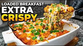 Thumbnail: The Ultimate Breakfast Tater Tot Casserole Recipe (Loaded & Extra Crispy)