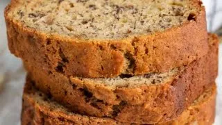 Thumbnail: 3 Ingredients Banana Bread Recipe. Delicious and inexpensive recipe 