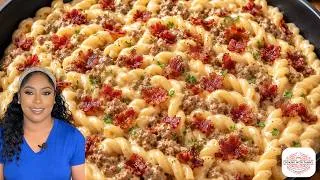 Thumbnail: Creamy Parmesan Garlic Butter Ground Beef Pasta | One-Pot Dinner in 20 Minutes!
