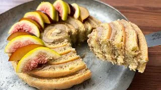 Thumbnail: big rollcake with special coffee cream | A different taste