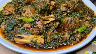 Thumbnail: Hyderabadi Authentic PALAK GOSHT | हैदराबादी पालक गोश्त | You Will Just LOVE 🩷 The Taste Of Spinach 