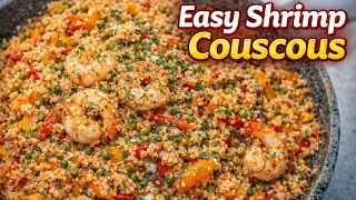 Thumbnail: Flavor-Packed Couscous with Veggies & Juicy Shrimp | Easy One-Pan Meal