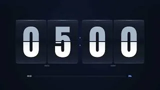 Thumbnail: 5 Minute Flip Clock Countdown Timer | 4K Glass Aesthetic #trending #viral #fyp #foryou #funny #4k
