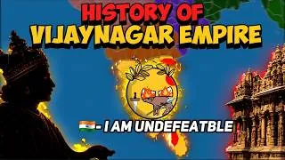Thumbnail: [HISTORY OF VIJAYNAGAR EMPIRE] 🥶😈 || [STRONGEST SOUTH EMPIRE?] 😱 || #geography #countryballs 