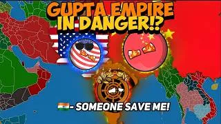Thumbnail: [GUPTA EMPIRE IN DANGER!?] 😱⚔️ || [PART-2] || #countryballs #geography 