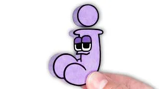 Thumbnail: Cool Craft | Paper Alphabet Lore j 💜