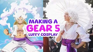 Thumbnail: Turning a Men's Shirt into GEAR 5 Luffy Cosplay