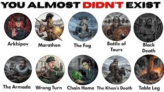 Thumbnail: 10 Times History Almost Went Completely Differently