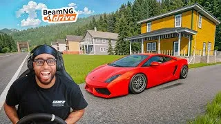 Thumbnail: This is the most dangerous car I’ve ever driven in BeamNG.Drive lmaooo