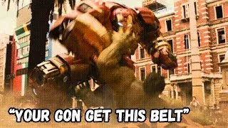 Thumbnail: when IRON MAN gave HULK straight BELT