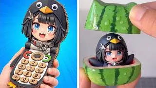 Thumbnail: Mini Gugu Gaga Phone 🥹💛 Easy And Fun Cardboard DIY Crafts!