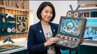 Thumbnail: Paper Gugu Gaga Penguin Adventure! 🐧 Creative Cardboard Gadgets and Crafts!