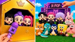 Thumbnail: Will They Come Out? K-pop Fans Are Waiting for the Legendary Trio! 🎤✨ Story Full of Cool Builds!
