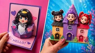 Thumbnail: Mini Paper DIY Builds! ✂️✨ Gugu Gaga Penguin, Sprunki, Huntrix & More