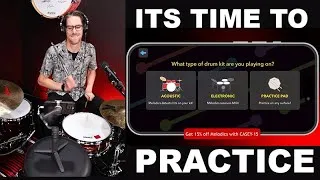 Thumbnail: Drum Lessons on Your Phone? Melodics Mobile Demo / Review
