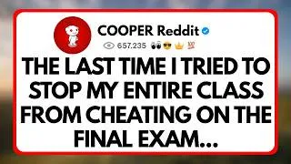 Thumbnail: The last time I Tried to stop my Entire class from Cheating on the final exam, they Locked me in...