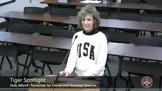 Thumbnail: Coordinated Business Systems | Tiger Award - Marshall Public Schools