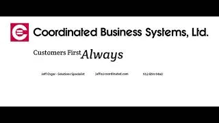 Thumbnail: Coordinated Business Systems | GlobalSearch Intro