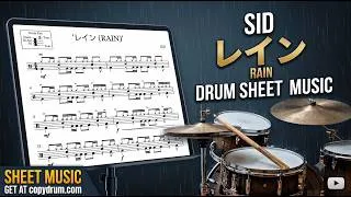 Thumbnail: Sid - レイン  Rain | DRUM SHEET MUSIC