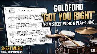 Thumbnail: GoldFord - Got You Right | DRUM SHEET MUSIC