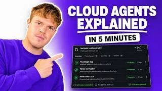 Thumbnail: Cloud Agents Explained in 5 Minutes (for beginners)