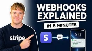 Thumbnail: Webhooks Explained in 5 Minutes (for beginners)