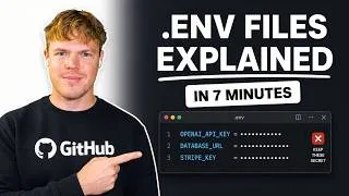Thumbnail: .ENV Files Explained in 7 Minutes (for beginners)